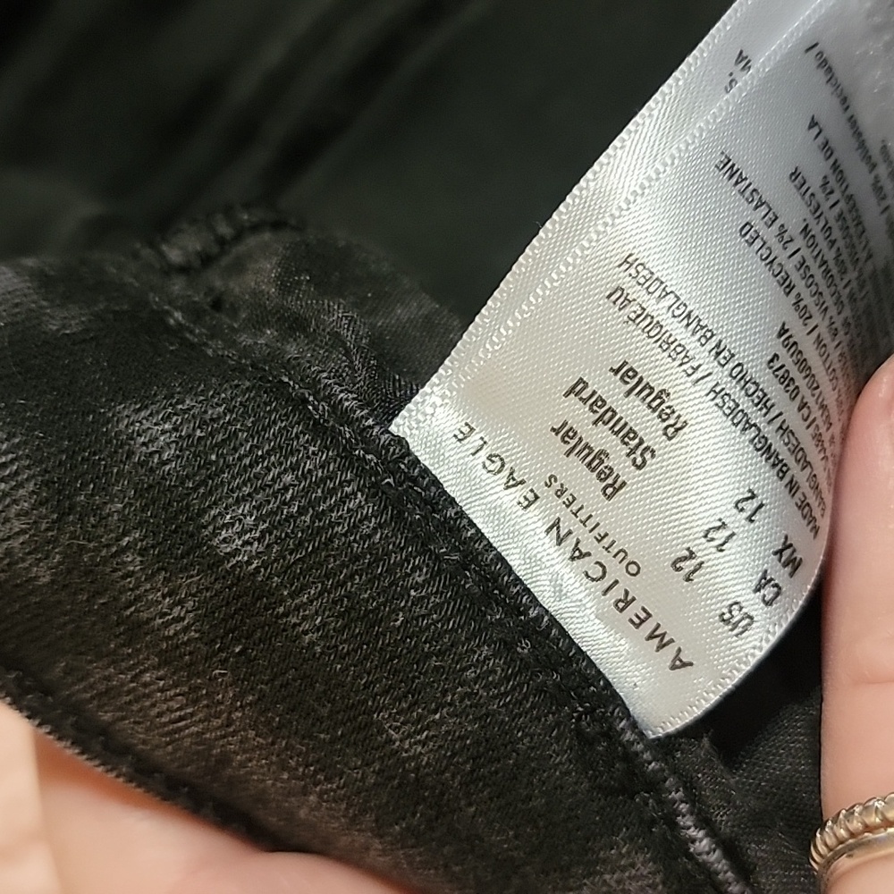 AE black jeggings